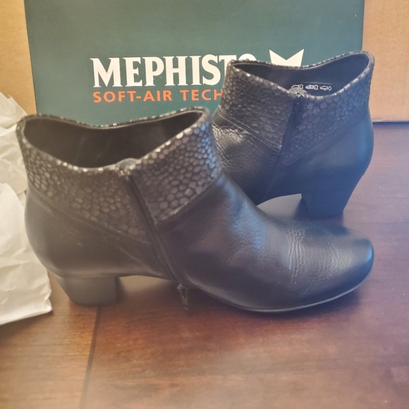 Mephisto Michaela Black Texas/Dark Grey